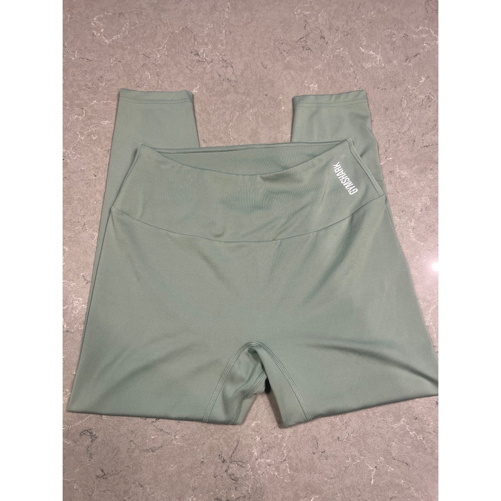Gymshark Training 7/8 Leggings Sage Green Size M